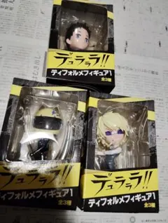 デュラララ‼︎ 平和島静雄　セルティ　デフォルメ　フィギュア　3種コンプのサムネイル