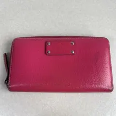 kate spade NEWYORK 長財布　レザー　ピンク　レディース財布