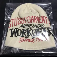Stussy 23FW WORKGEAR PRINT SKULL CAP 白