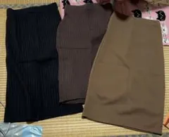 GRL しまむら ニットタイトスカート 3点セット