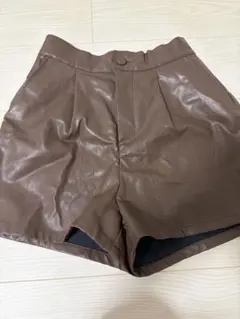 革 スカート ブラウンのサムネイル