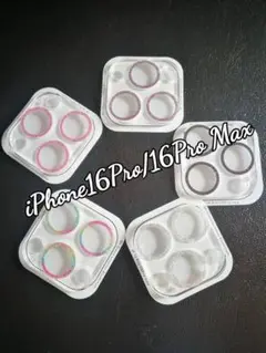 iPhone16/16Plus　カメラ レンズ 保護カバー ラメ　シルバー