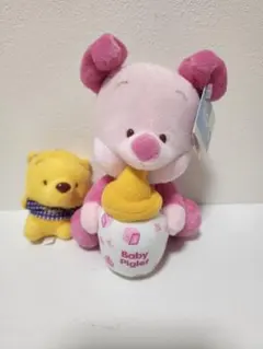 ピグレット　くまのプーさん　ぬいぐるみ　2点セット　ベビーピグレット　ディズニー