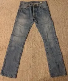 ライトブルー ストレートデニム