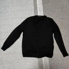 COMME CA ISM ブラック カーディガン L