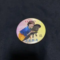 VENUS 介助犬コラボ缶バッジ 松崎さやさん