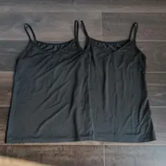 エアリズム ブラック キャミソール XS　2枚まとめ売り