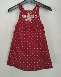 ベビーピンクハウス PINK HOUSE うさぎジャンパースカート