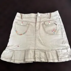 DAISY LOVERS デニムスカート プリーツ裾のサムネイル