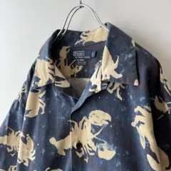 ポロ ラルフローレン 半袖 シャツ L vintage camp ロブスター