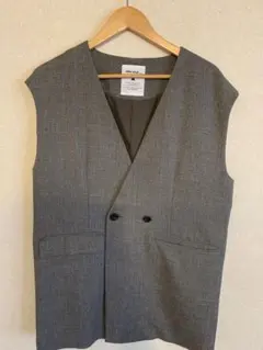 niko and... グレー ダブルボタン ベスト