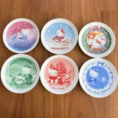 ハローキティ　クリスマスプレート６枚セット　非売品