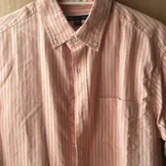 【Gap】 ストライプ シャツ 七分袖