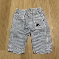 DOUBLE.B ストライプデニムパンツ 100cm