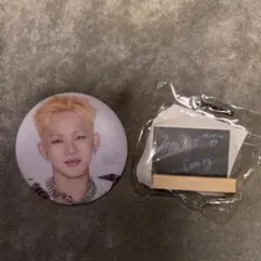 treasure ヒョンソク 缶バッジ ポップアップ カプセルトイ 黒板