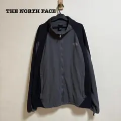 ノースフェイス フリースジャケット XXL グレー ブラック