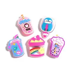 ドリンク① サンダルアクセサリー ジビッツ 目印 飾り 穴埋め クロックス