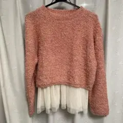 ロペピクニック　ニット&チュールビスチェ　2点セット