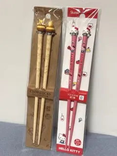 スケーター マスコット付 箸 キティ プー サンリオ