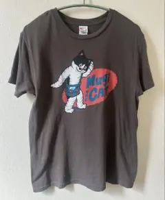 むぎ猫　Mugi the Cat 半袖 Tシャツ ブラウン