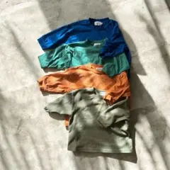 ペアマノンストリート 無地長袖Tシャツ 90サイズ4枚セット