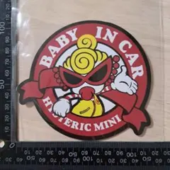 [匿名発送] 9.ヒスミニ　baby in car 磁石タイプ　ステッカー