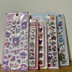 新品　まとめ売り　サンリオ　シール　クロミ　キティ　はぴだんぶい　日焼けキティ