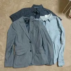 H&M  シャツ ジャケット  ジージャン 三点セット
