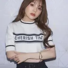 LIPSERVICE CHERISH TIMEニットトップスのサムネイル