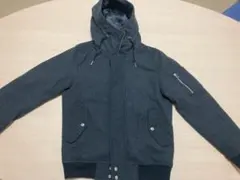 INHERID ブルゾン　グレーフード付きジャンパー