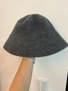 グレー バケットハット ONE SIZE 100%ウール