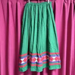 MARKEY's ロングスカート グリーン　1サイズのサムネイル
