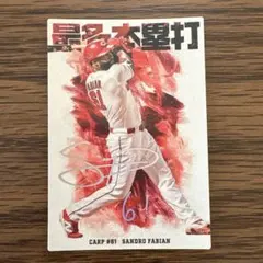 プロ野球チップス2026最多本塁打広島東洋カープ サンドロ・ファビアンホロ仕様