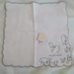JILLSTUART 馬の刺繍 タオルハンカチ