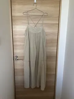 ZARA キャミワンピース ベージュ Lサイズ