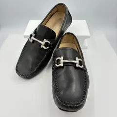 美品✨Salvatore Ferragamoガンチーニドライビングシューズ 黒