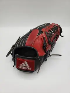 アディダス軟式グローブ（オールラウンド用）赤×黒≪値下げしました！≫ adidas（アディダス） 野球 軟式グラブ グローブ オールラウンド用