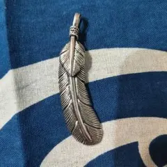 【匿名発送】インディアンジュエリー　ペンダントトップ　羽　ナバホ　925