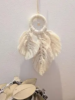 マクラメ編みドリームキャッチャー 【匿名発送】