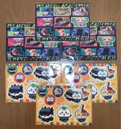 最強ジャンプ 付録 コラボ ヒロアカステッカー ちいかわクリアシート 3枚