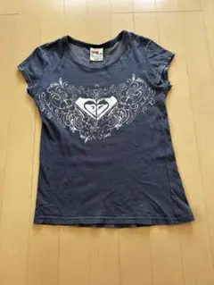 サーフ系ROXY 紺 Tシャツ Mサイズ