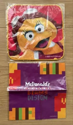 マック マクドナルド キャラクタータオル クリーナークロス 未開封