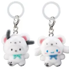 サンリオキャラクターズ　ふわふわスノー　シナモロール　ポチャッコ