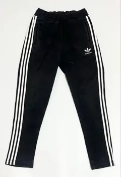 adidas originals デニム風 トラックパンツ M トレフォイル