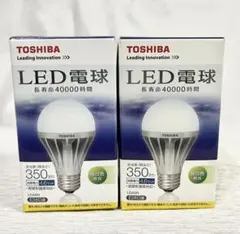 TOSHIBA 東芝 LED電球 LDA5N 2個　長寿命40000時間 昼白色