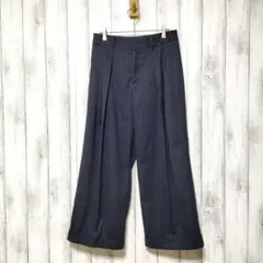 ワイドタックパンツ ワイドパンツ