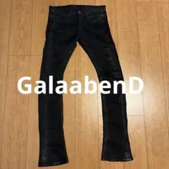 ガラアーベント コーティングカーブシューカットデニム　M ブラック スキニーのサムネイル