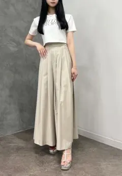 新品未使用　eimy istoire エイミー　ハイウエストワイドパンツ S