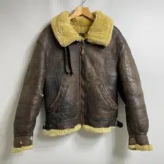 486 Schott ショット 名作 B-3 ムートン フライトジャケット 38 - メルカリ