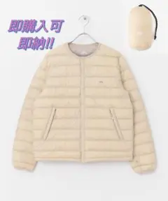 ダントンインナーダウンロングジャケット36ベージュ DANTON（ダントン）の「DANTON インナーダウンロングコート